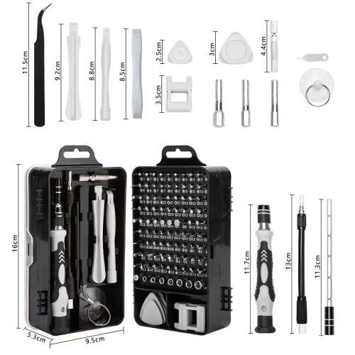 115 in 1 Screwdriver Set Multifunctional Maintenance Tool Set