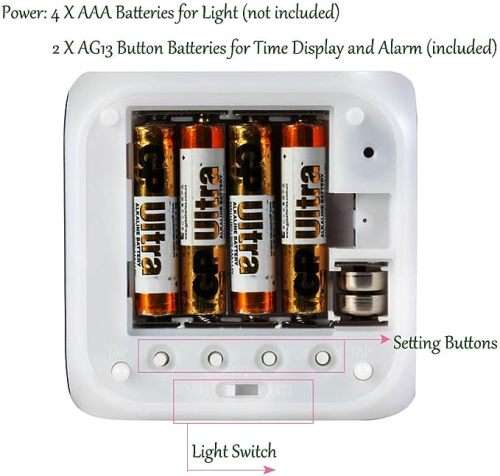 luminous alarm clock