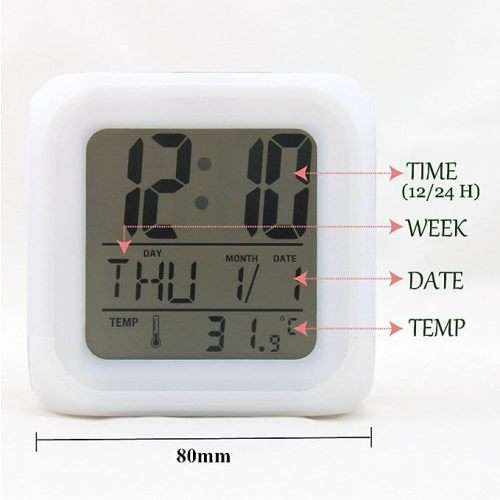 luminous alarm clock