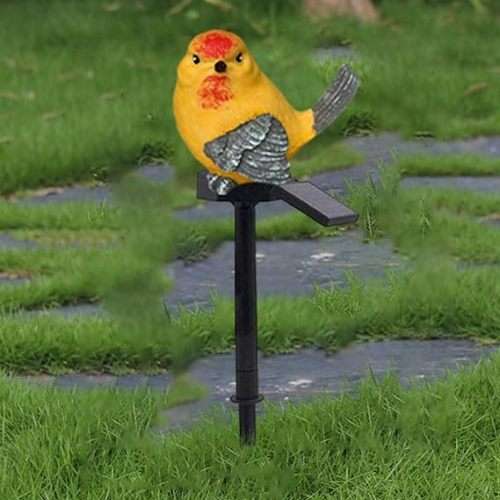 Solar Powered Garden Décor Bird  Spike Light