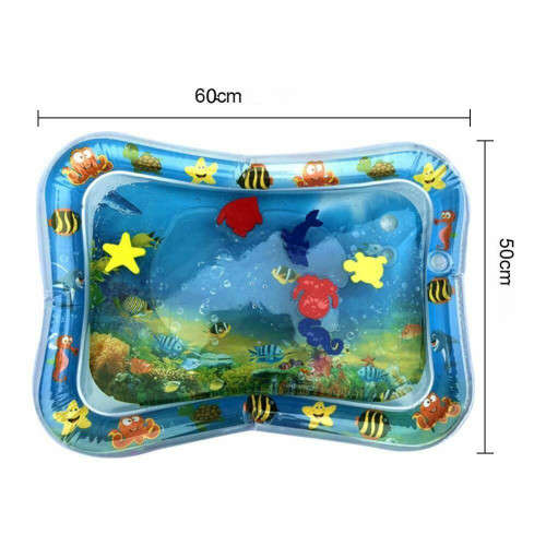 Baby Inflatable Aquarium Toy Water Playing Mat Tummy Time Water Cushion