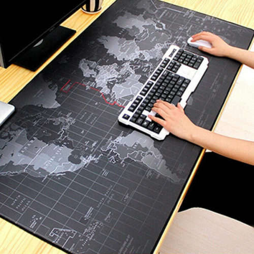 90cm x 40cm World Map Gaming Anti-slip Mouse Pad
