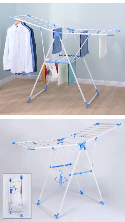 Gullwing Style Folding Baby Clothes Drying Rack