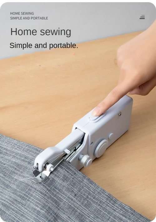 Diy Handheld Portable Sewing Machine,Mini Electricmaquina De Coser,Costura