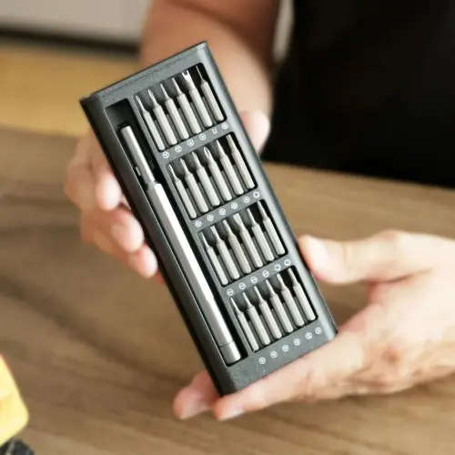 24 In 1 Screwdriver Kit Magnetic Bits Phillips Torx Hex Precision Dismountable Mini Tool Case