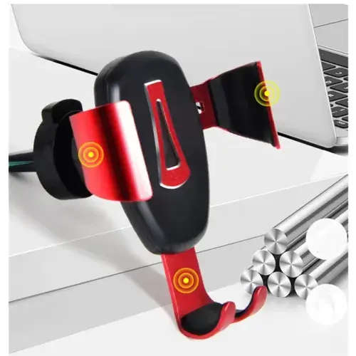 High-quality car mobile phone holder car navigation bracket air outlet button in the car