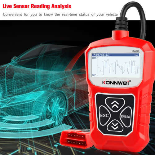KW 310 OBD2 Auto Diagnostic Scanner Universal OBD Car Diagnostic Tool