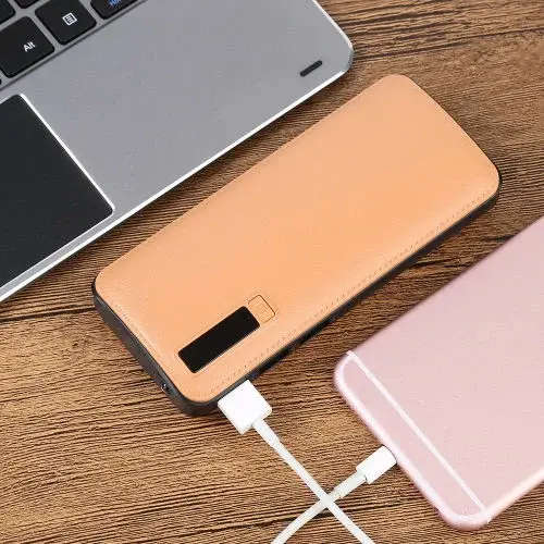 Portable 20000mAh LED Power Bank External 3 USB
