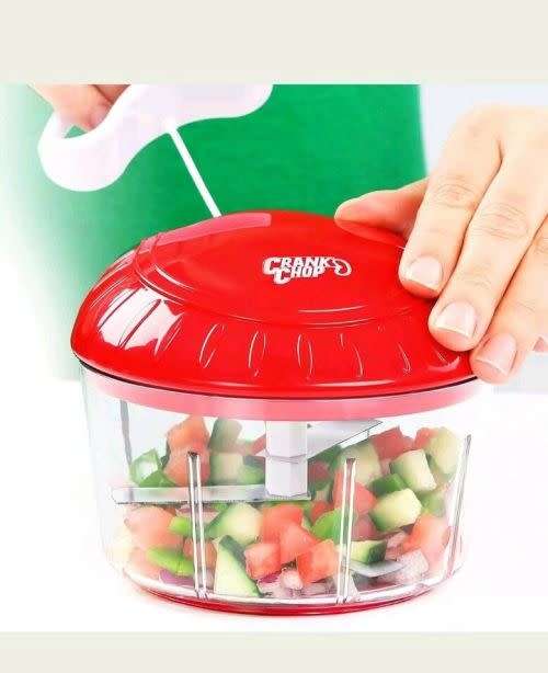 Crank Chop Food Manual Chopper - Chop, Mince, And Puree