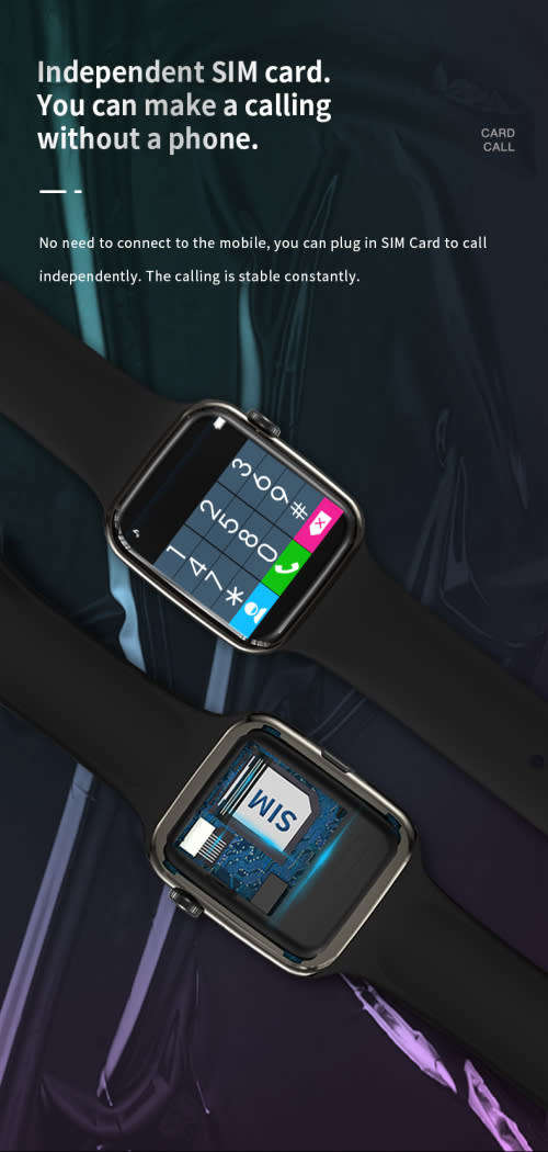 C500 Sports Smart Watch Support Bluetooth SIM Card Calling