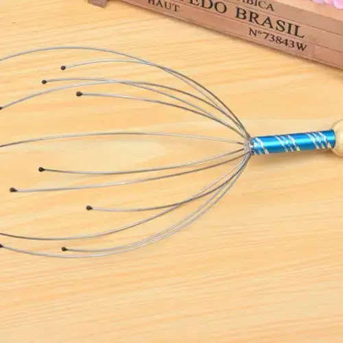 Octopus Head Massager Head Grab Stimulate Body Circulation Massager