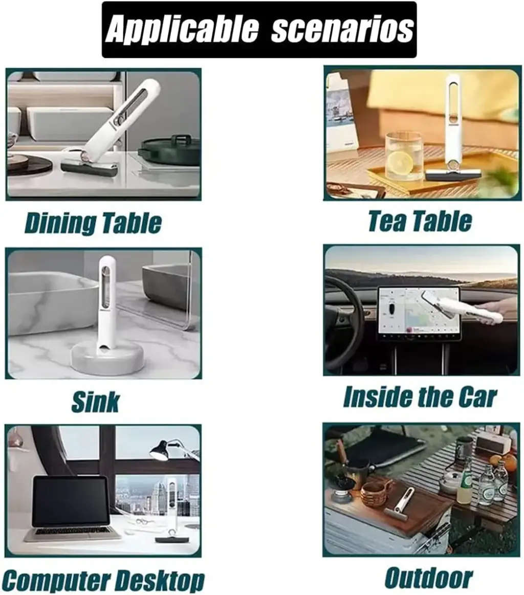 Mini Mop for Home, Kitchen, Car and Desk Cleaning Convenient Mini Mop for Quick