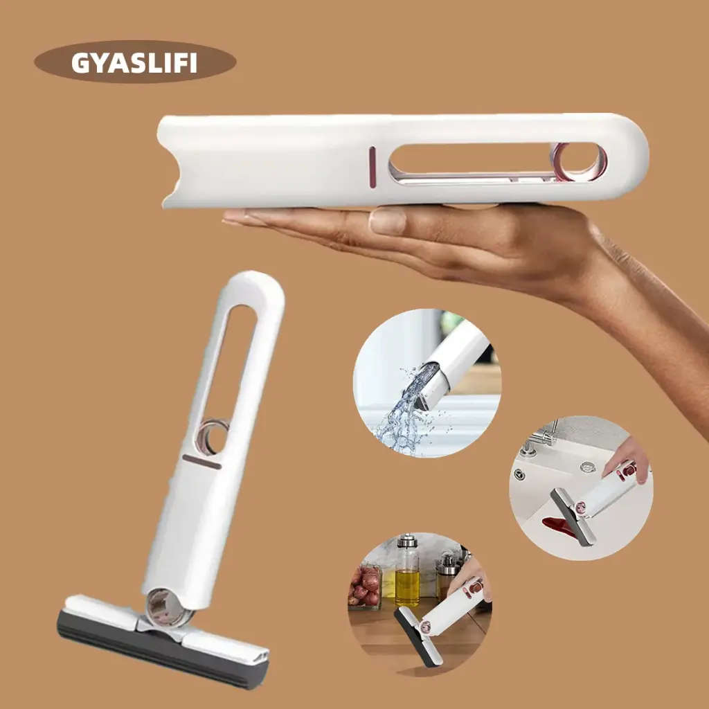 Mini Mop for Home, Kitchen, Car and Desk Cleaning Convenient Mini Mop for Quick