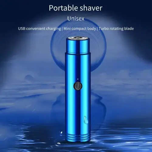 Portable Mini Electric Shaver Rechargeable Wet and Dry Rotary Shaver