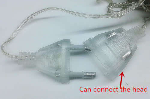 10metres 220V LED Christmas lights with flashing patterns Support extended