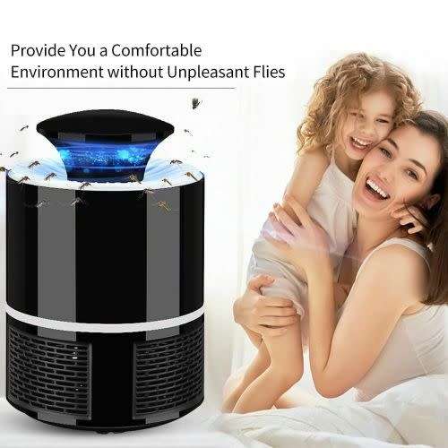 Electric Mosquito Catcher Insect Trap Zapper Flycatcher Killing Indoor Home Lamp