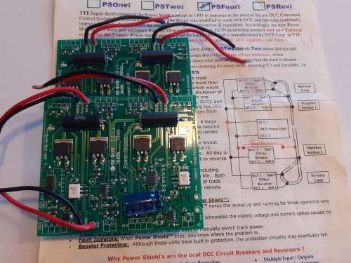 Tony's train exchange power shield PS FOUR    X 2
