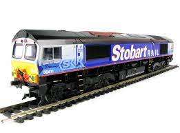 BACHMANN Class 66 diesel 66411 `Eddie the Engine` in DRS/Stobart Rail livery