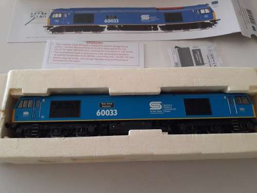Hornby Class 60  `Tees Steel Express` in British Steel Blue