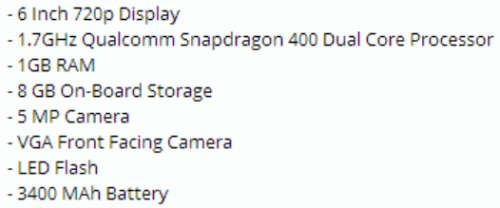 Smartphone + extras for sale