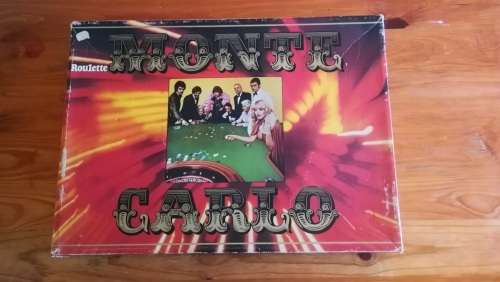 1970's Vintage Monte Carlo Roulette With Green Mat By Peri..