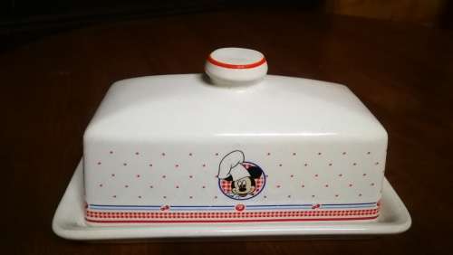 Disney Paris Mickey Mouse Butter Holder..
