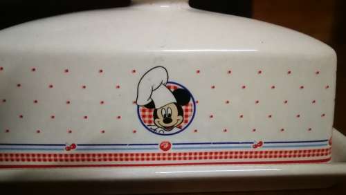 Disney Paris Mickey Mouse Butter Holder..
