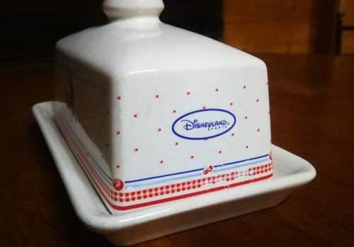 Disney Paris Mickey Mouse Butter Holder..