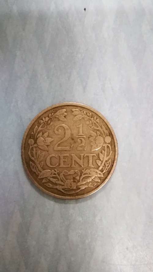 1916 Koningkrijk Der Nerdeland 2 and half cent