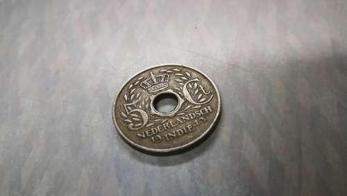 1913 Netherlands East Indies 5 Cents