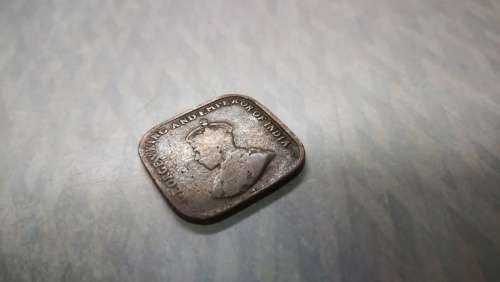 1919 Straights Settlements 1 Cent..