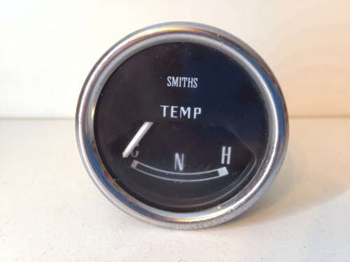 VINTAGE SMITHS TEMPERATURE CAUGE  -  MADE IN ENGLAND  - GREAT DISPLAY PIECE -