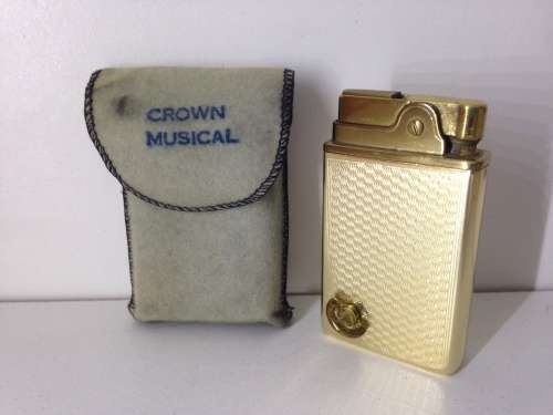 MUSIC-BOX LIGHTER - VINTAGE WINDING MUSICAL LIGHTER - YOU FLICK AND IT PLAYS -