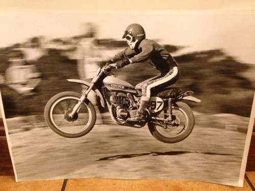 LARGE VINTAGE 1970's STOCK PHOTO OF RACING AT KILLARNEY - INCREDIBLE FIND -