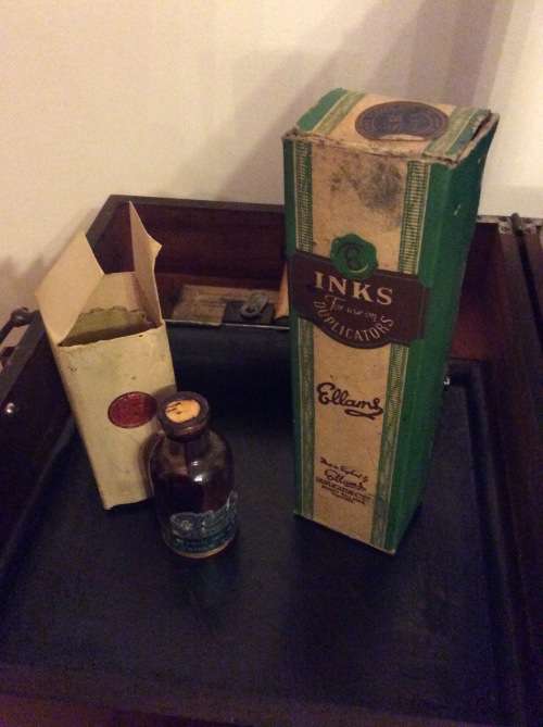 ELLAMS BAN TAM MODEL NO 1 DUPLICATOR - LATE 1800's early 1900's  - GREAT FIND -