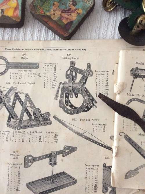 MASSIVE COLLECTION MECCANO VINTAGE BUILDING PARTS - THIS IS SOMETHING SPECIAL - MECCANO ENGLAND -