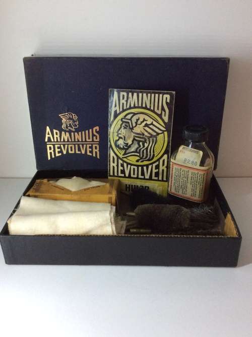 VINTAGE ARMINIUS REVOLVER CLEANING KIT - GREAT FIND -