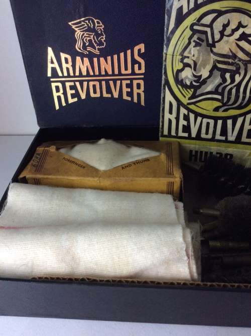 VINTAGE ARMINIUS REVOLVER CLEANING KIT - GREAT FIND -