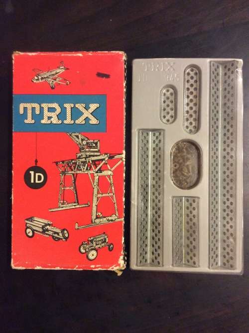 SET THREE OF THREE TRIX - WESTERN GERMANY - BUILDING SET - 1960's - RARE FIND -