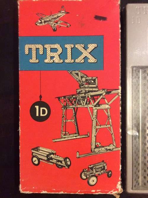 SET THREE OF THREE TRIX - WESTERN GERMANY - BUILDING SET - 1960's - RARE FIND -