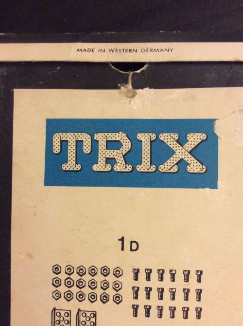 SET THREE OF THREE TRIX - WESTERN GERMANY - BUILDING SET - 1960's - RARE FIND -