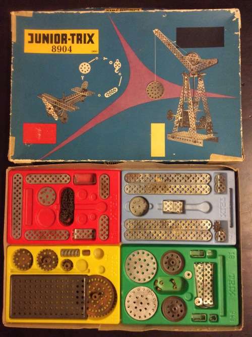 SET ONE OF THREE JUNIOR TRIX - WESTERN GERMANY - BUILDING SET - 1960's - RARE FIND -