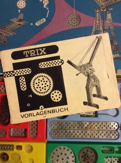 SET ONE OF THREE JUNIOR TRIX - WESTERN GERMANY - BUILDING SET - 1960's - RARE FIND -