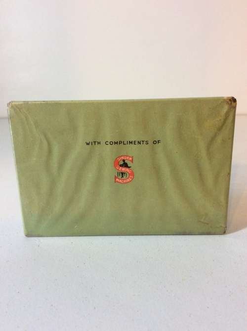 SINGER BRANDED SMALL MIRROR - 7.5cm x 5cm  - GREAT ITEM -