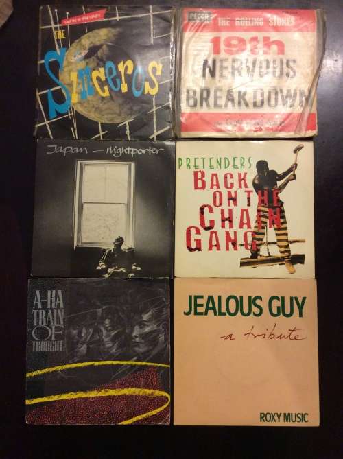 COLLECTION OF 24 GREAT SEVEN SINGLES - 1970's to 1980's - BID PER LP FOR THE LOT - GREAT FIND -
