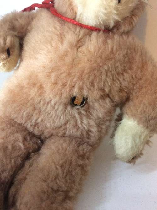 AMERICAN GRISLEY SOFT TOY RABBIT WITH BUTTON  - GREAT ITEM  -