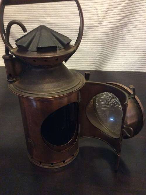 SAR/SAS  RAILWAY LANTERN  -  COPPER LANTERN  -  DO NOT MISS OUT -