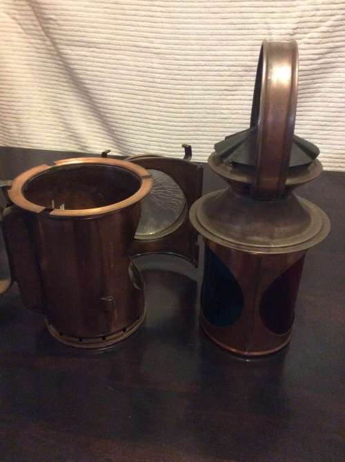 SAR/SAS  RAILWAY LANTERN  -  COPPER LANTERN  -  DO NOT MISS OUT -