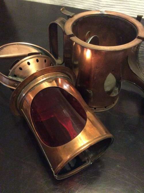 SAR/SAS  RAILWAY LANTERN  -  COPPER LANTERN  -  DO NOT MISS OUT -