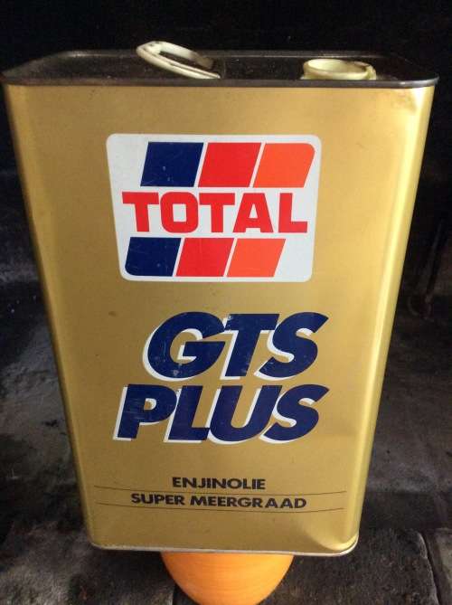 TOTAL GTS - FIVE LITRE OIL CAN  / OIL CAN  - GREAT FIND -